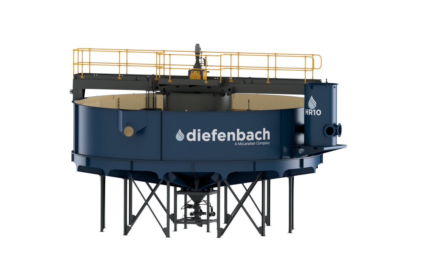 Diefenbach-HR-Reihe – Aufgeständerter Hochleistungseindicker Blau